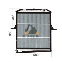 Радиатор фотон 3251 размер (820х630) (1124113106001)