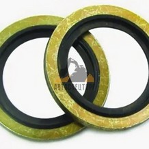 Шайба (кольцо уплотнительное) обрезиненная обратки 10 мм (100 шт) (90003098018-10)